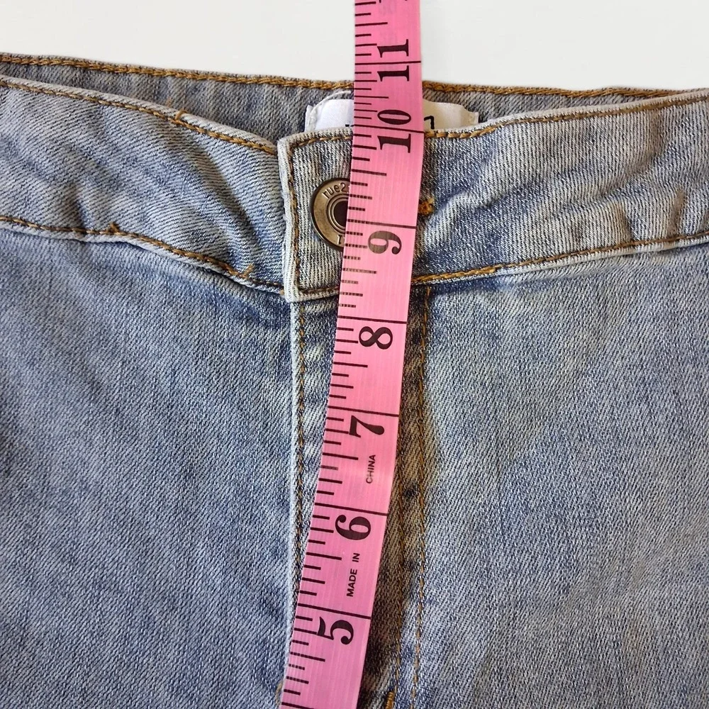 70s Style Mega Extreme Flare Elephant Bell Bottom Jeans Vintage Wash Raw Hem 3 5
